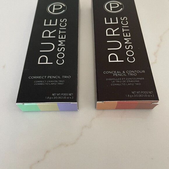 Pure Cosmetics Makeup Bundle Conceal Contour Correct Pencil Trio NEW - Picture 2 of 5